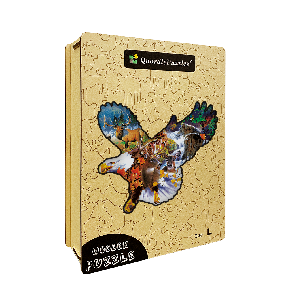 Drewniana układanka orle przygody w dżungli