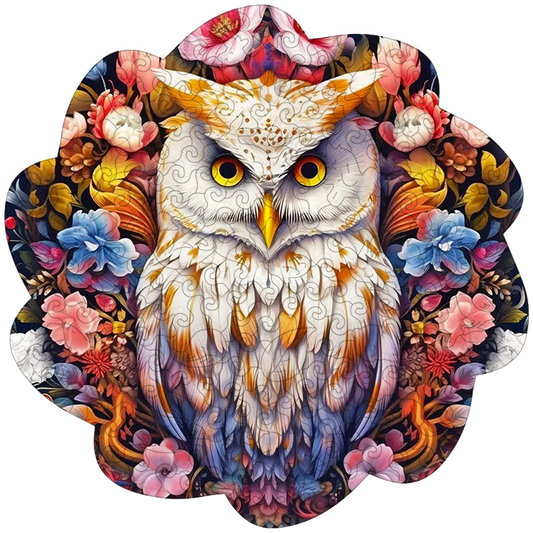 🔥Ostatni dzień 86% - drewniane puzzle z małą śliczną sową