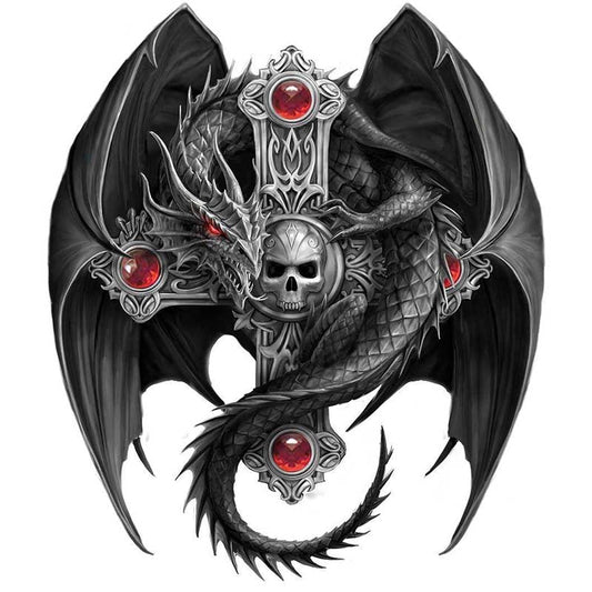 🔥Ostatni dzień 90% zniżki na drewnianą układankę Black Dragon Devil