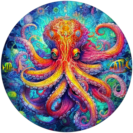 🔥Ostatni dzień 85% zniżki na drewniane puzzle ośmiornicy
