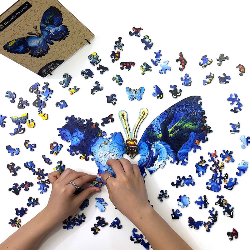 🔥Ostatni dzień 90% zniżki na puzzle z motylami i jednorożcami