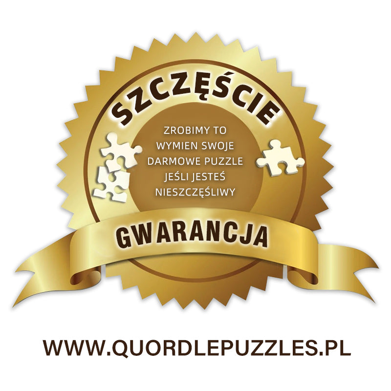 Drewniana układanka z tygrysem i kwiatami