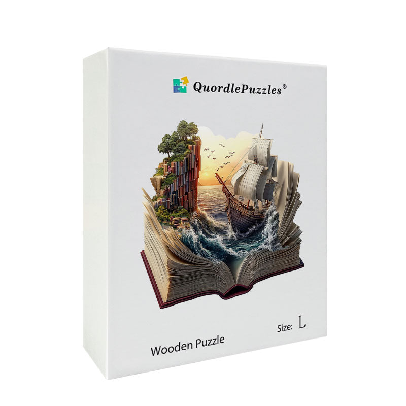 3D puzzle drewniane przygody starożytnego statku