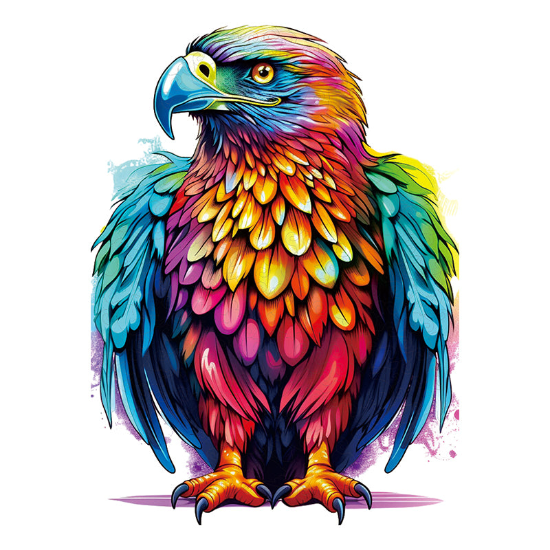 Drewniana układanka majestatyczny orzeł