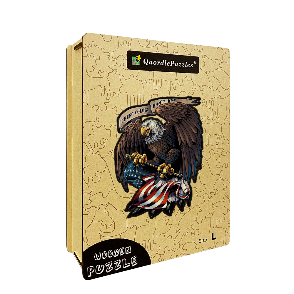 Drewniana układanka American Eagle 03