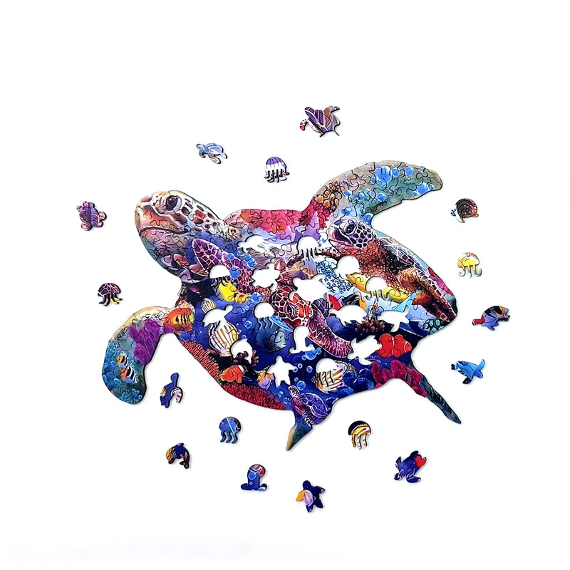 🔥Ostatni dzień 84% zniżki na starożytne puzzle z żółwiami morskimi