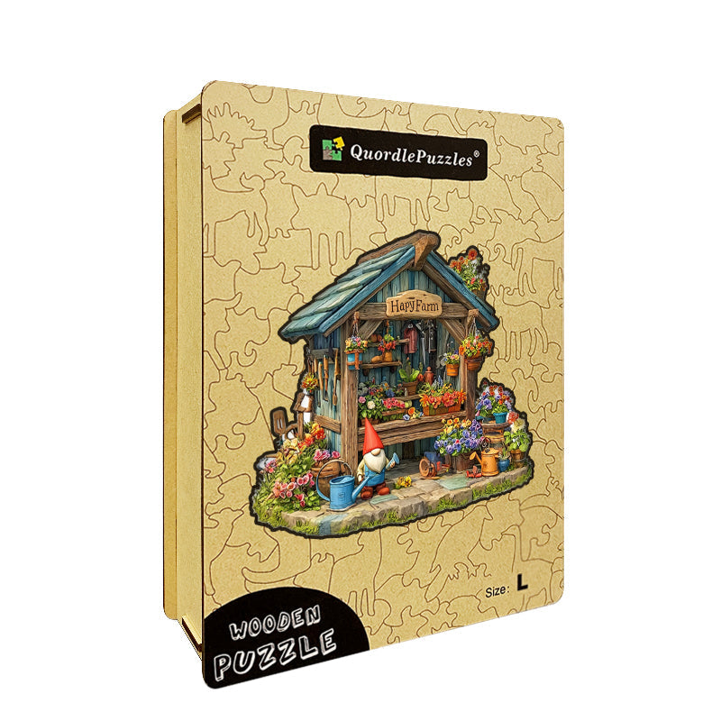 Puzzle in legno Fattoria felice
