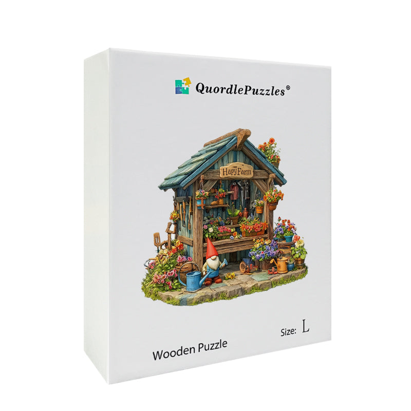 Puzzle in legno Fattoria felice