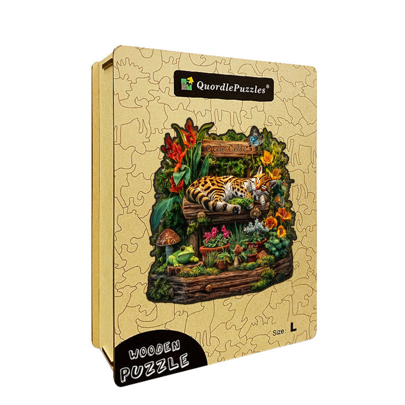 Puzzle in legno Giardino dei giaguari