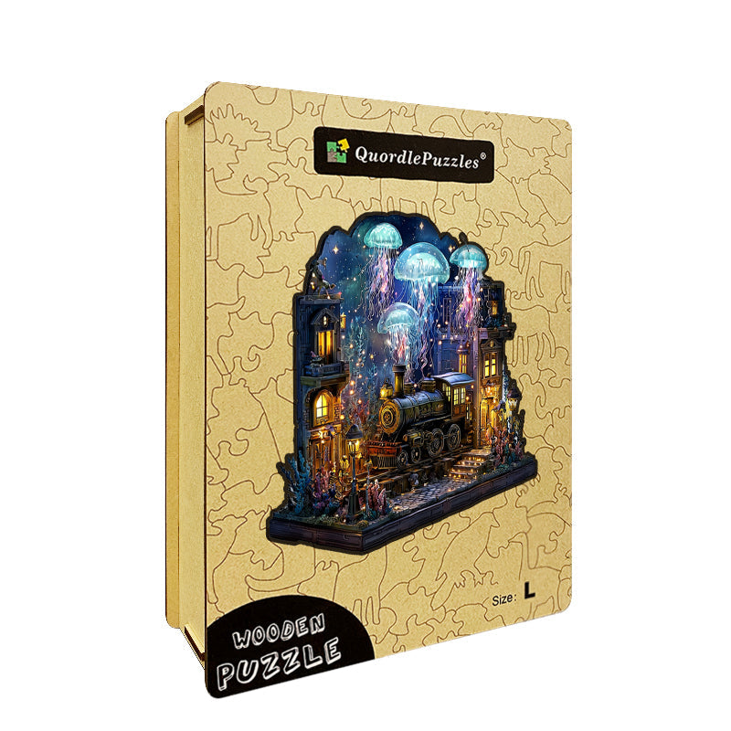 Puzzle in legno "Piattaforma subacquea"