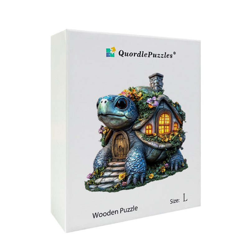 Puzzle in legno "Tartaruga gigante cammello"