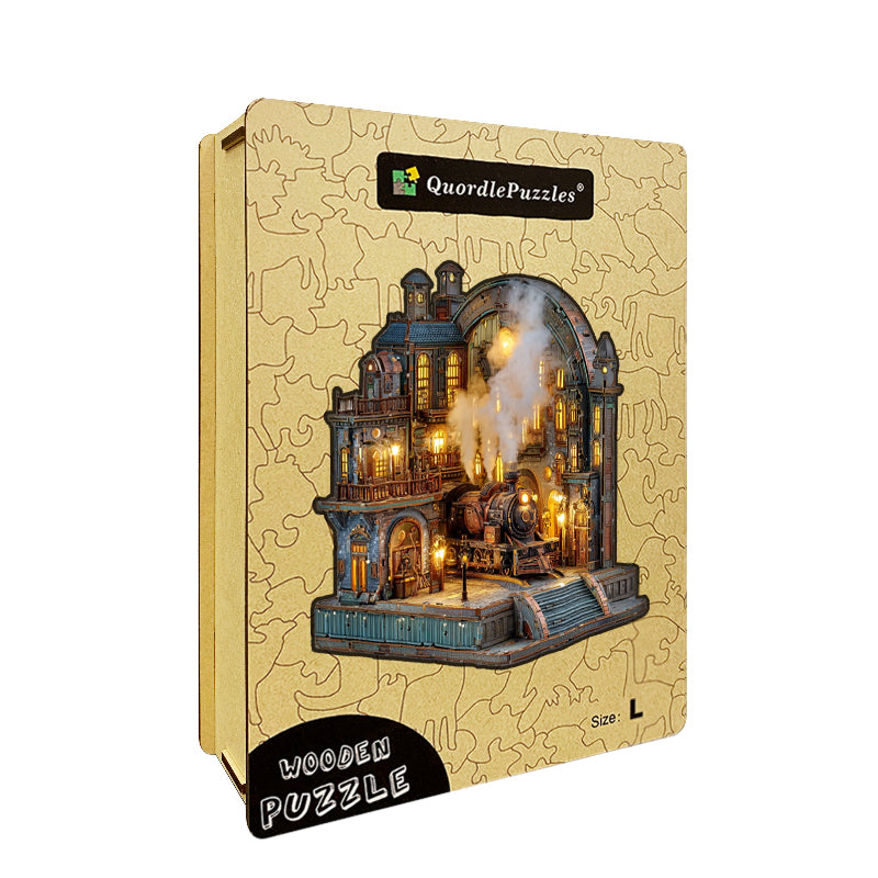 Puzzle in legno "Piattaforma a vapore"