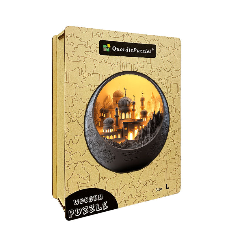 Pałac Światła Drewniane Puzzle