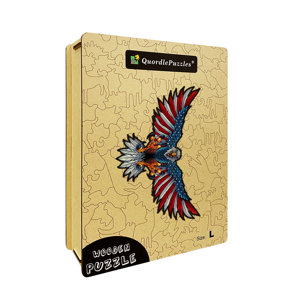 🔥 Ostatni dzień! 90% zniżki na drewniane puzzle z American Eagle