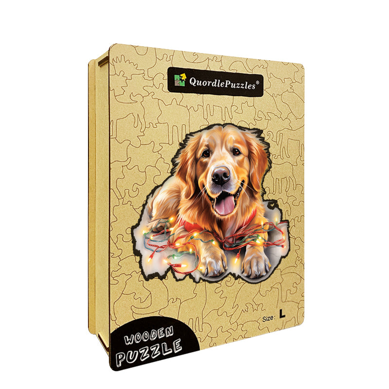 🔥Ostatni dzień 85% Golden Retriever Drewniana układanka