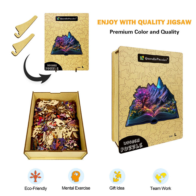 3D puzzle drewniane erupcji wulkanicznej