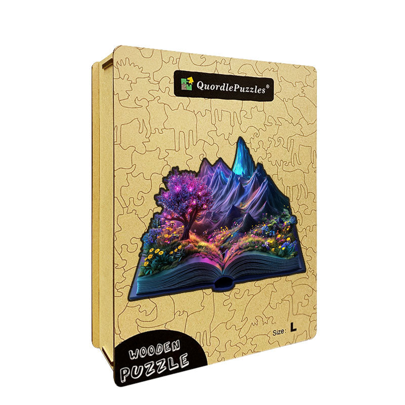 3D puzzle drewniane erupcji wulkanicznej