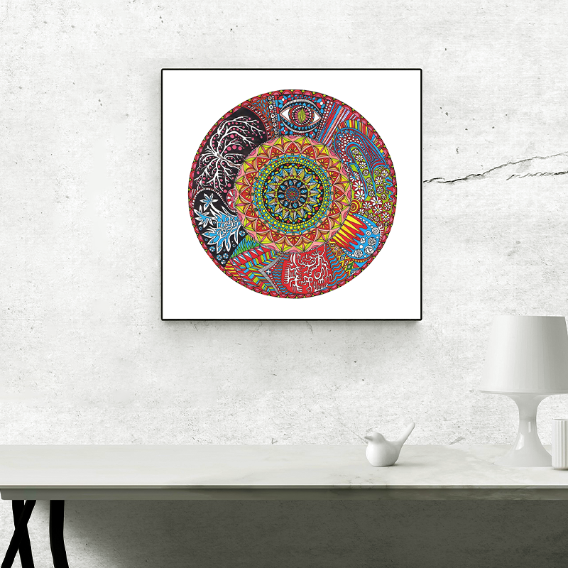 Drewniana układanka koło życia