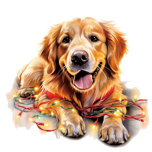 🔥Ostatni dzień 85% Golden Retriever Drewniana układanka