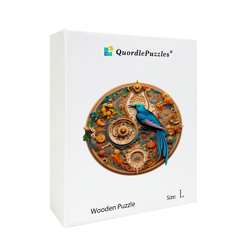 🔥 Ostatni dzień 85% zniżki na drewniane puzzle z kwiatami i ptakami