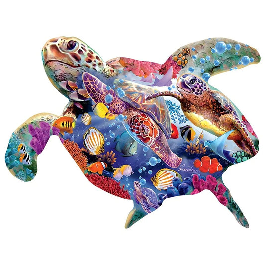 🔥Ostatni dzień 84% zniżki na starożytne puzzle z żółwiami morskimi
