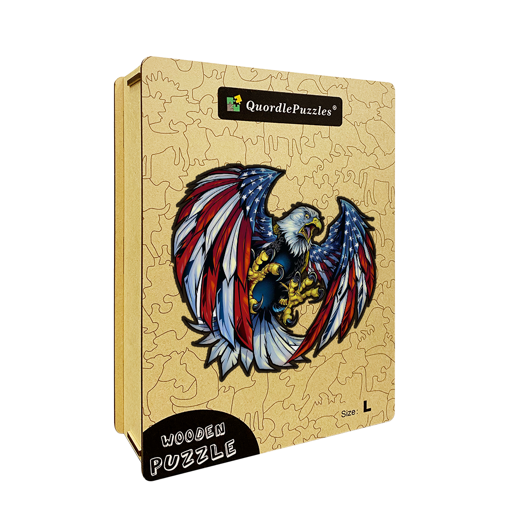 Drewniana układanka American Eagle