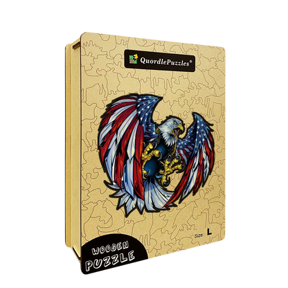 Drewniana układanka American Eagle