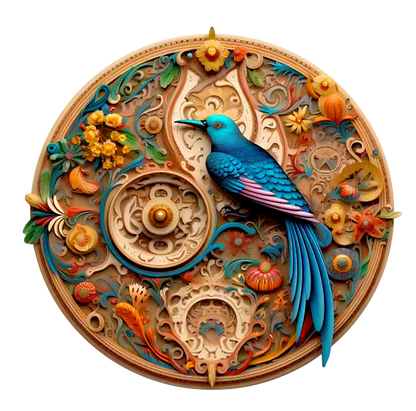 🔥 Ostatni dzień 85% zniżki na drewniane puzzle z kwiatami i ptakami