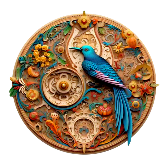 🔥 Ostatni dzień 85% zniżki na drewniane puzzle z kwiatami i ptakami
