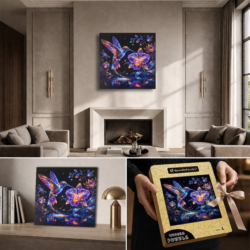 Celestial Hummingbird Glow – Kristallutgåva