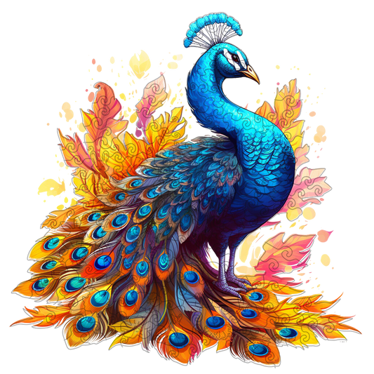 🔥 Ostatni dzień 94% zniżki na wykwintne puzzle z pawiem