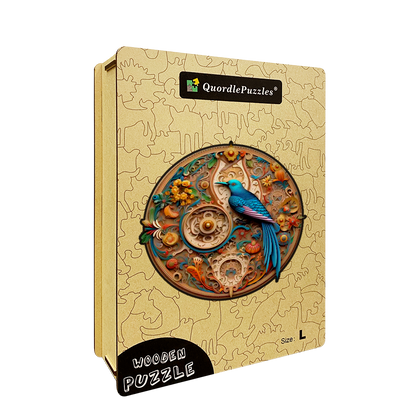 🔥 Ostatni dzień 85% zniżki na drewniane puzzle z kwiatami i ptakami
