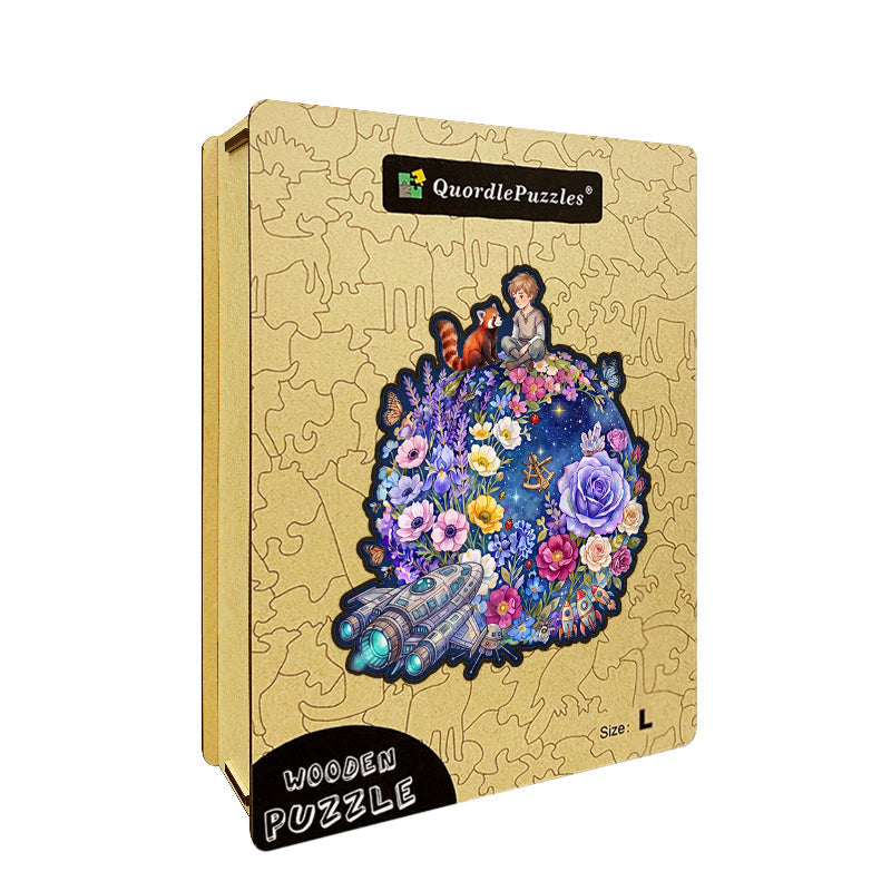 Kosmiczna Przygoda – Drewniane Puzzle
