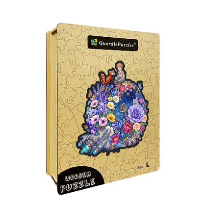 Kosmiczna Przygoda – Drewniane Puzzle