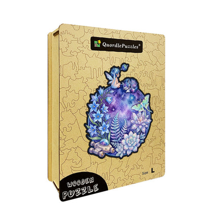 Galaktyczny Figlarny Kosmiczny Odkrywca – Drewniane Puzzle