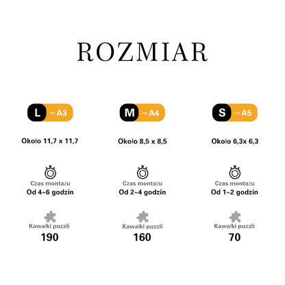 Drewniana układanka Yin Yang Ryby