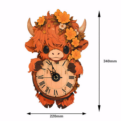 Blooming Timekeeper Träklocka Pussel