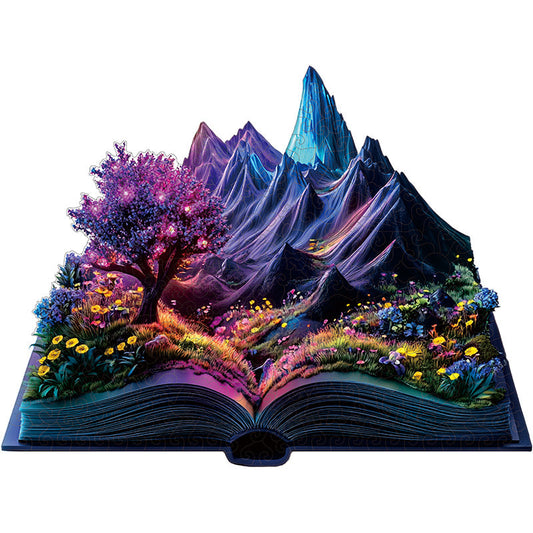3D puzzle drewniane erupcji wulkanicznej