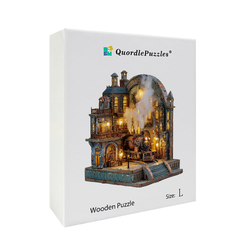 Puzzle in legno "Piattaforma a vapore"