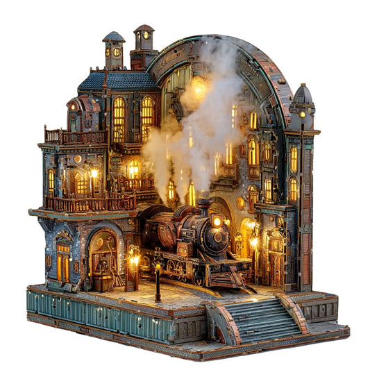 Puzzle in legno "Piattaforma a vapore"