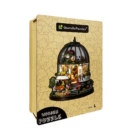 Botaniczny Dom Drewniane Puzzle