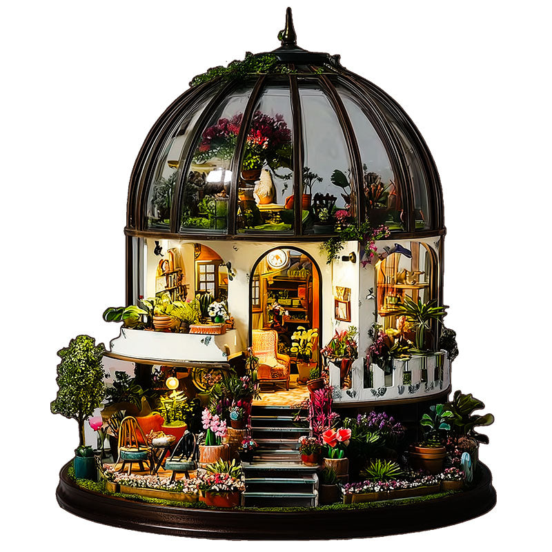 Botaniczny Dom Drewniane Puzzle