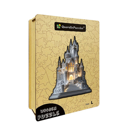 Fantastyczny Zamek Drewniane Puzzle