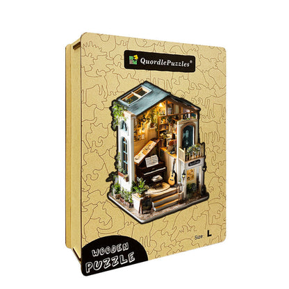 Muzyczne Studio Drewniane Puzzle