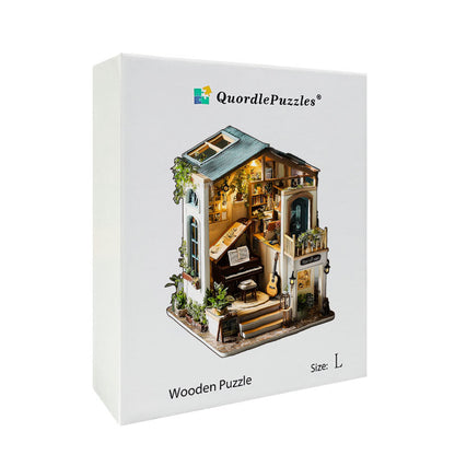 Muzyczne Studio Drewniane Puzzle