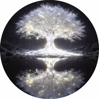 Drewniana układanka „Ethereal Glow Tree”