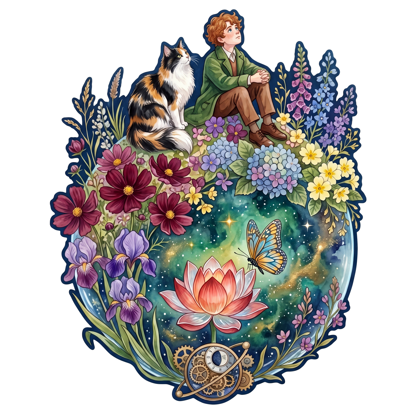 Marzycielka & Magiczny Kot – Drewniane Puzzle
