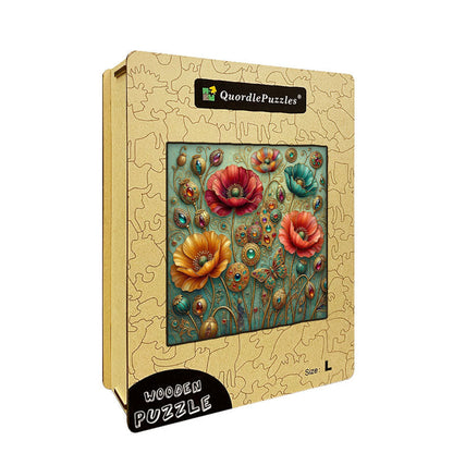 Drewniana układanka Jeweled Floral Reverie