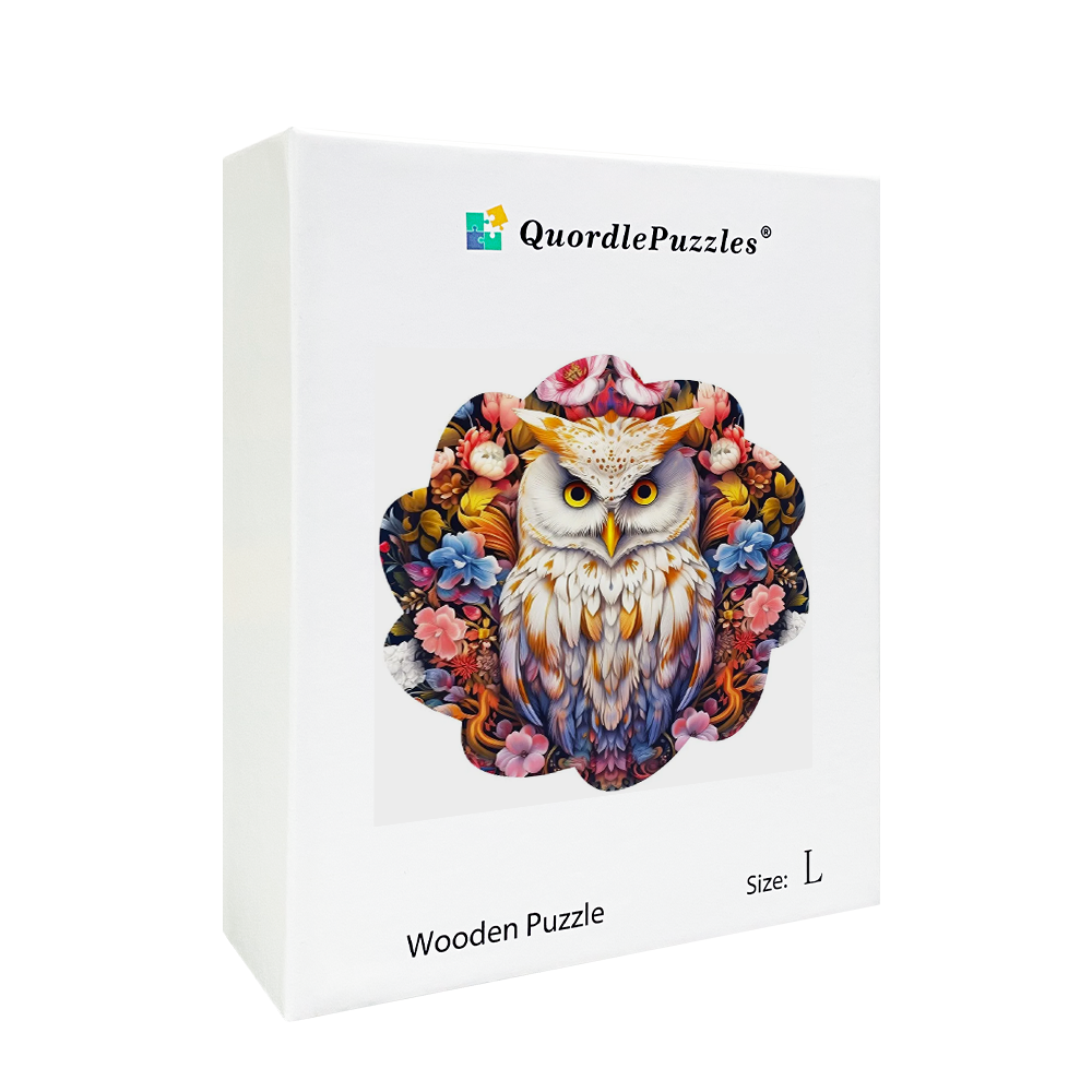 🔥Ostatni dzień 86% - drewniane puzzle z małą śliczną sową