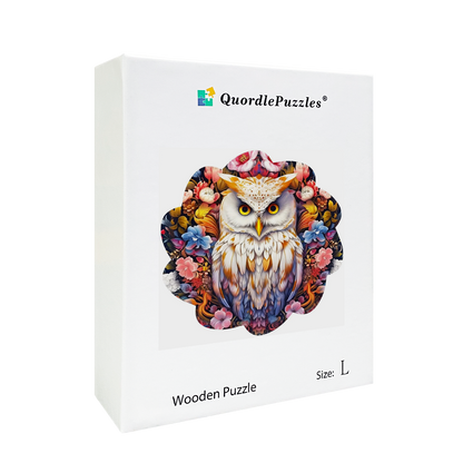 🔥Ostatni dzień 86% - drewniane puzzle z małą śliczną sową